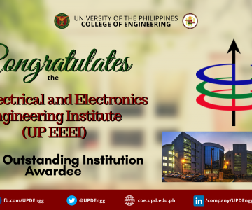 UP EEEI – NRCP Outstanding Institution Awardee and Prof. Henry Adorna – NRCP Achievement Awardee