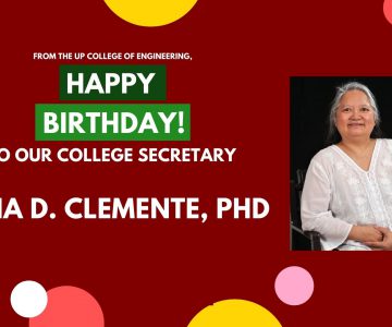 Birthday Greetings to the UP CoE College Secretary!