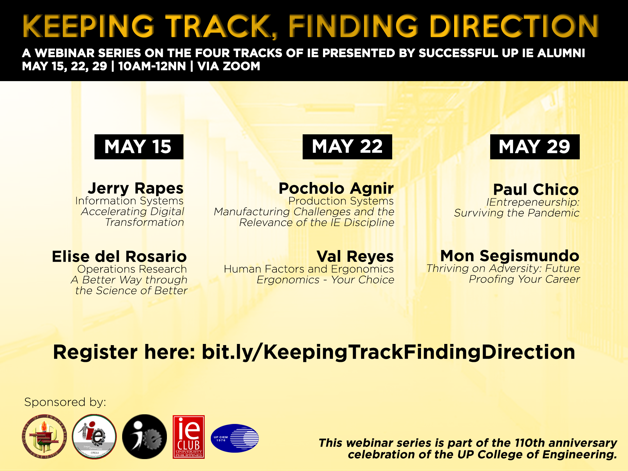 [Webinar series] Keeping Track, Finding Direction