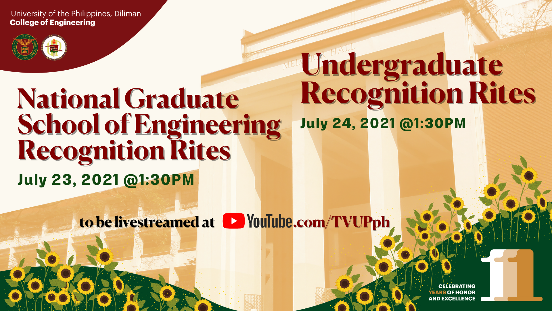 2021 UP COE Undergraduate and NGSE Recognition Rites