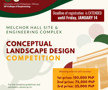 Melchor Hall Site and Engineering Complex Conceptual Landscape Design Competition (Registration Until January 14)