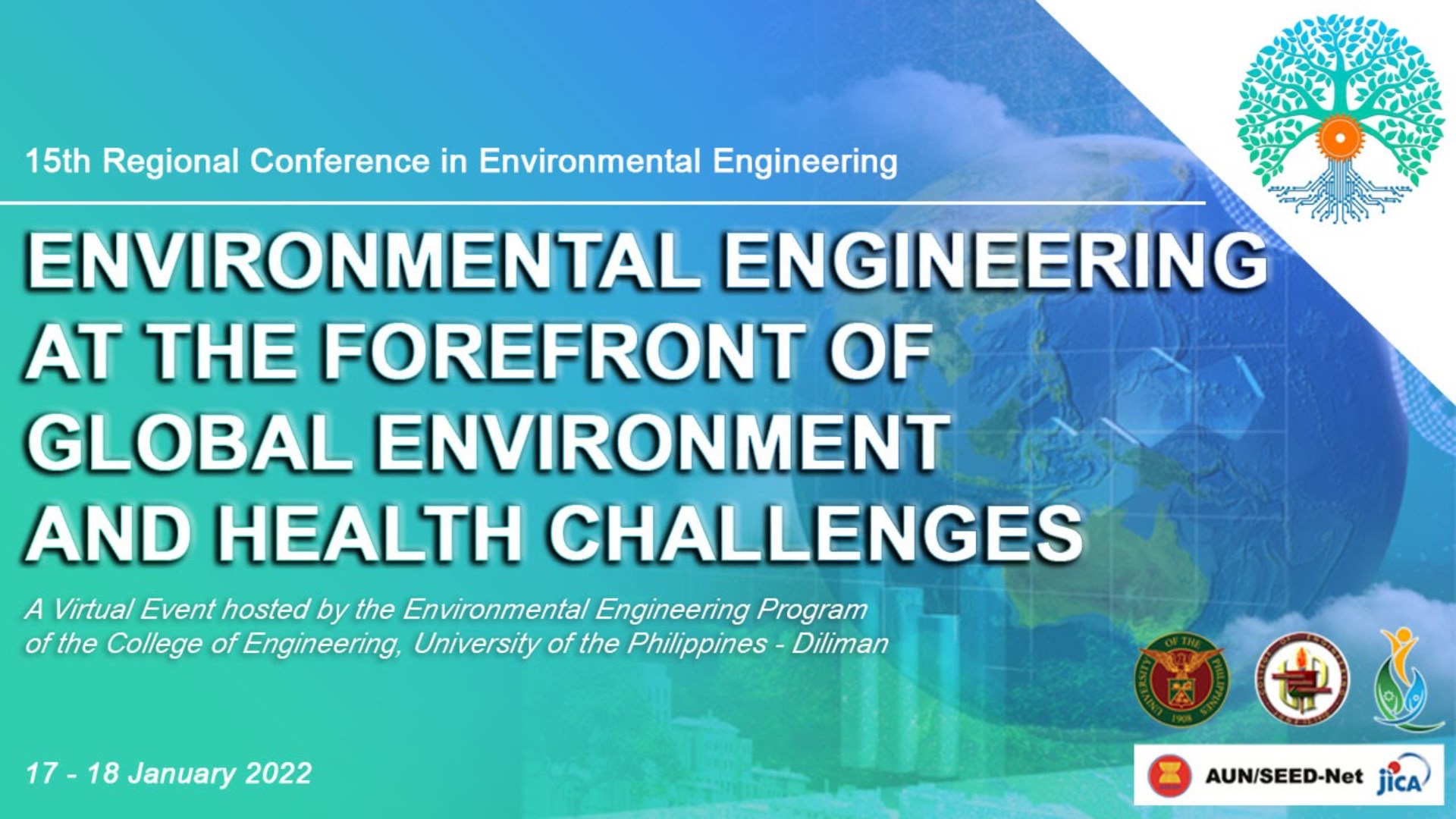 15th Regional Conference in Environmental Engineering: Environmental Engineering at the ForeFront of Global Environment and Health Challenges