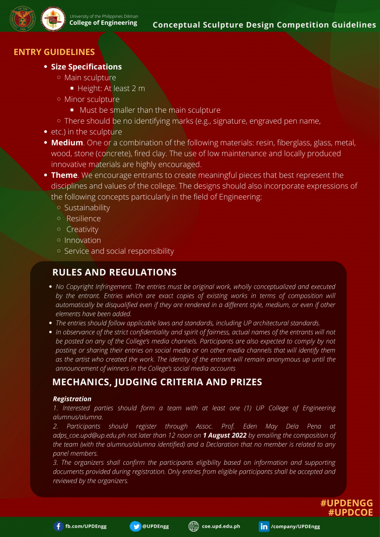 UPD COE Melchor Hall and Engineering Complex Conceptual Sculpture