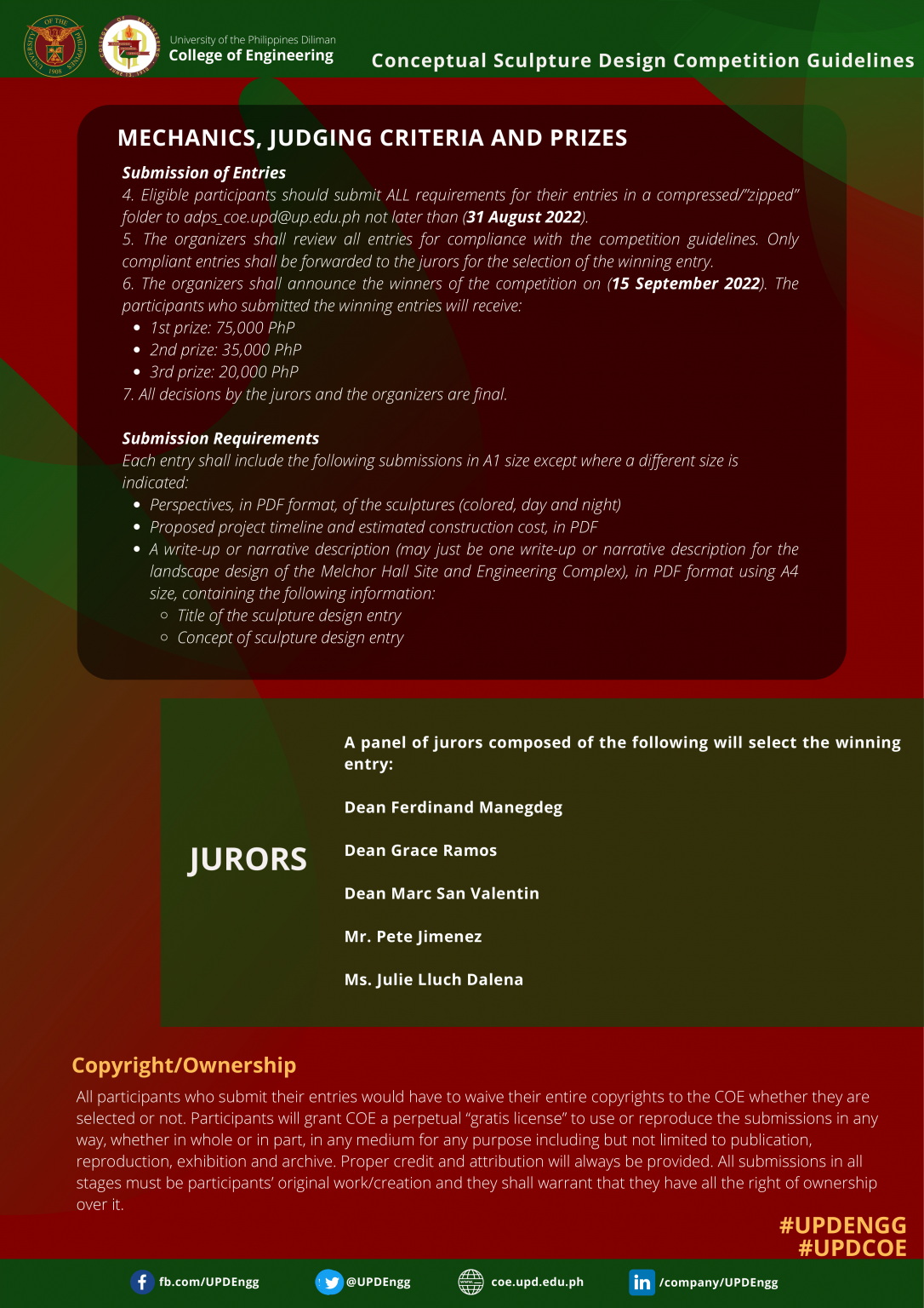 UPD COE Melchor Hall and Engineering Complex Conceptual Sculpture