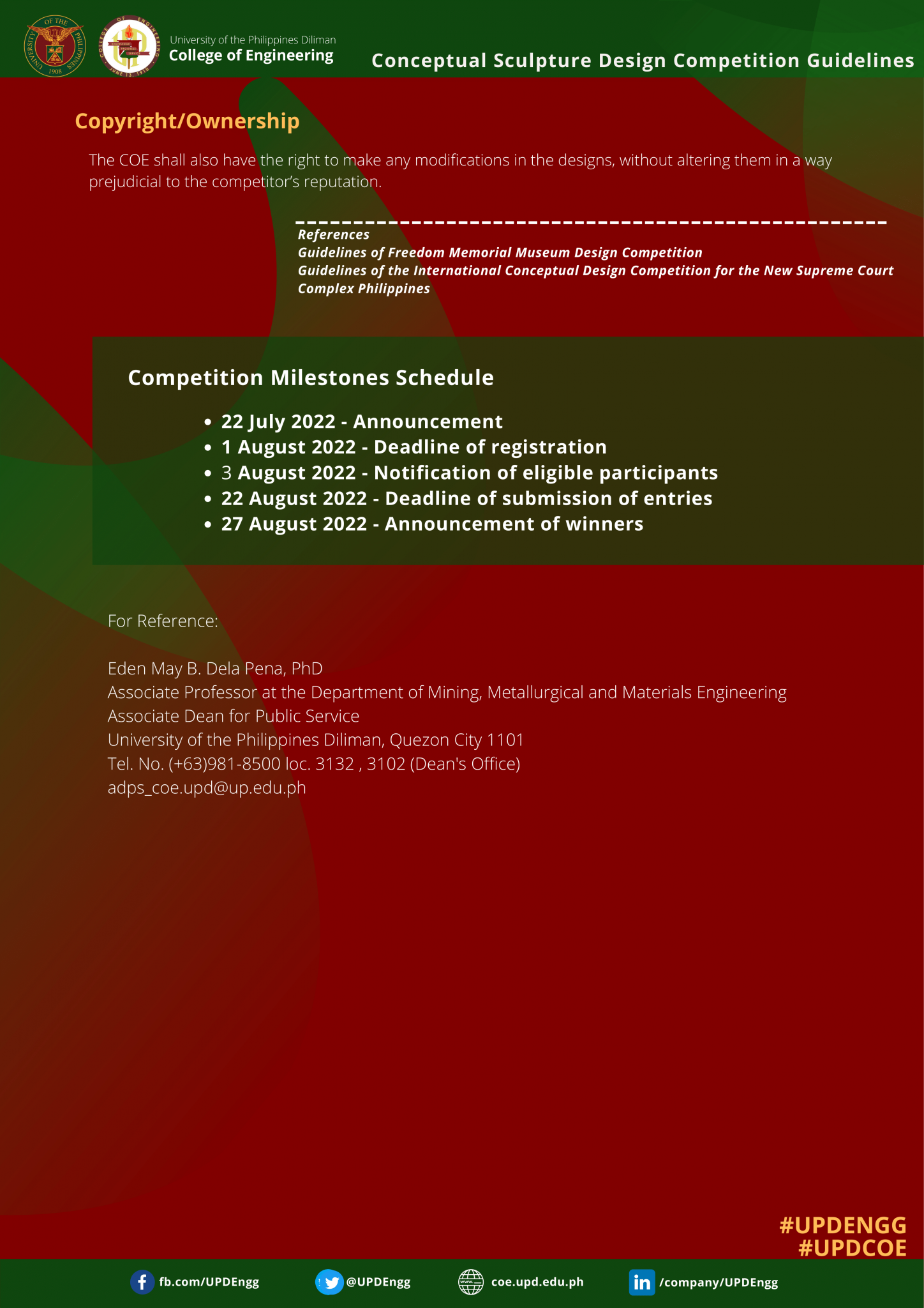 UPD COE Melchor Hall and Engineering Complex Conceptual Sculpture