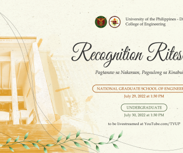 2022 UP College of Engineering Recognition Rites