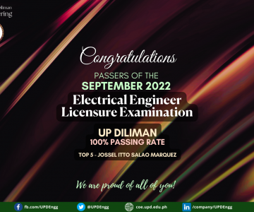 UP Tops September 2022 Electrical Engineering Licensure Exams