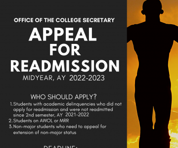 Readmission Appeals and other Deadlines for Midyear term 2023