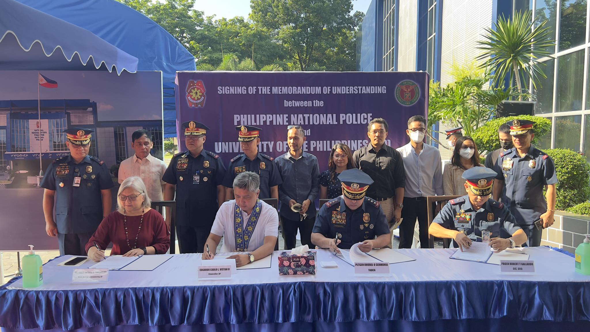 UP and PNP Sign MOU to Enhance Research Collaboration