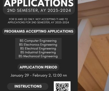 Shifting Applications for 2nd Semester AY 2023-2024
