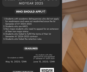 Appeal for Readmissions for Midyear, AY 2024-2025